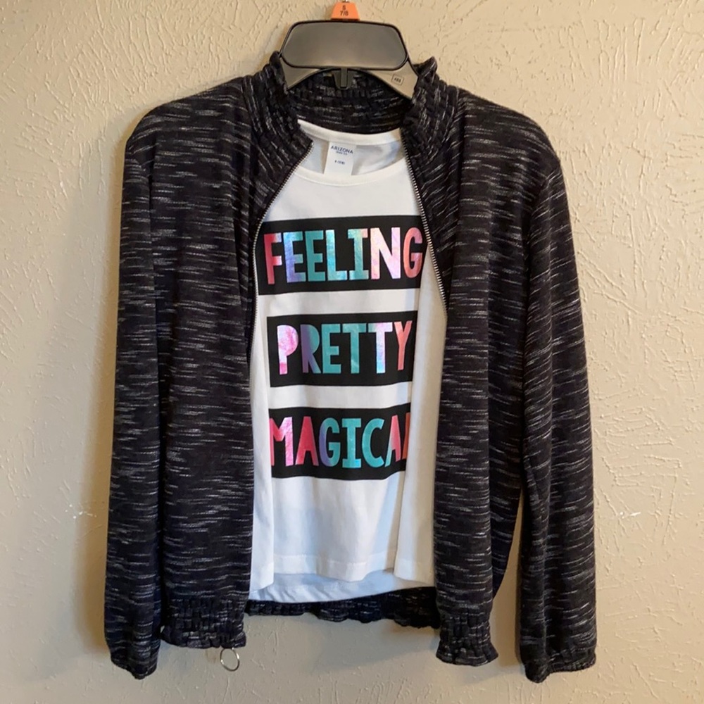 Arizona 2 pc set Jacket and Tank size 7/8 NWT